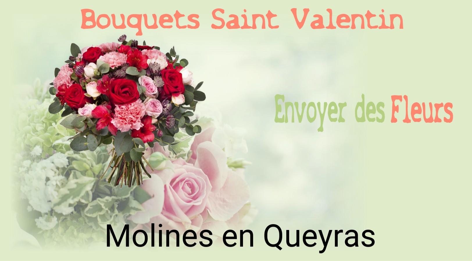 Roses de Saint-Valentin livrées à Molines-en-Queyras